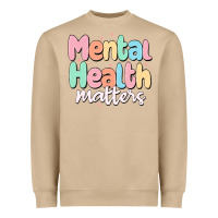 Mushroom mental health matters Heavyweight Sweatshirt - MaliasSmallBusiness