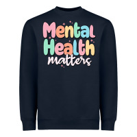 Navy mental health matters Heavyweight Sweatshirt - MaliasSmallBusiness