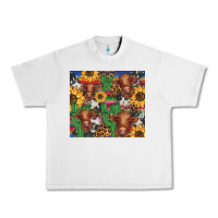 Lunar Rock western cactus sunflower highlands cow Urban Heavy Tee - BarkalooDesign
