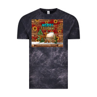 Cloud Black merry christmas cookies buffalo plaid Vintage Tee - Jasminsmagicworld