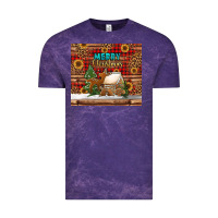 Cloud Purple merry christmas cookies buffalo plaid Vintage Tee - Jasminsmagicworld