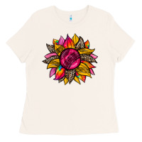 Bone race  sunflower Ladies Tee - Zillion Design Studio