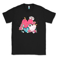 Black nurse hearts Classic Tee - MaliasSmallBusiness