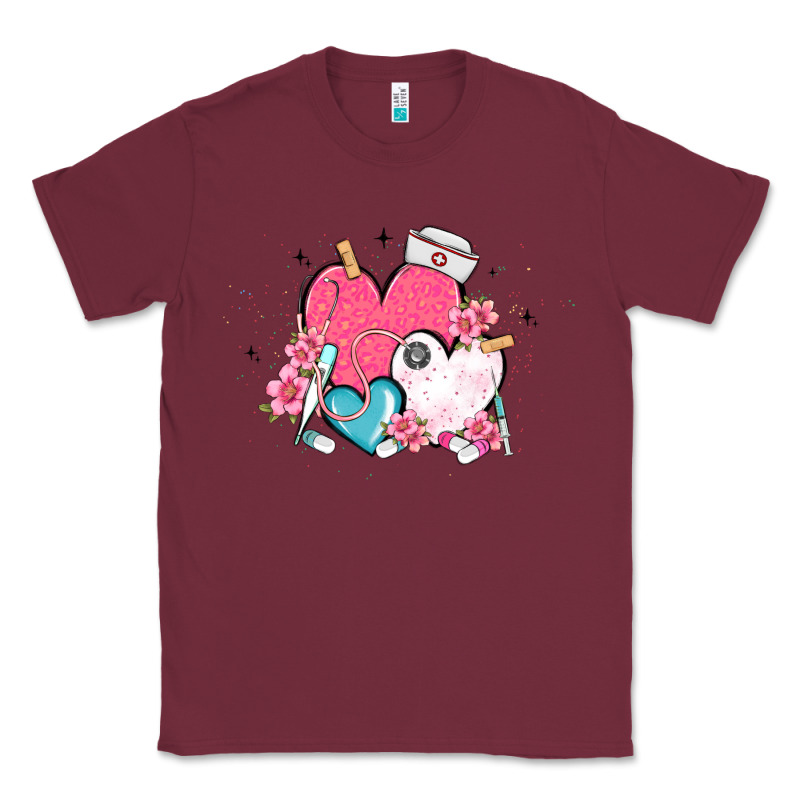 Nurse Hearts Classic Tee by MaliasSmallBusiness | Teevron