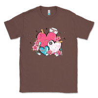 Chestnut nurse hearts Classic Tee - MaliasSmallBusiness