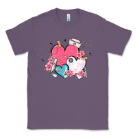 Lavender nurse hearts Classic Tee - MaliasSmallBusiness