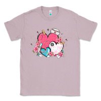 Lilac nurse hearts Classic Tee - MaliasSmallBusiness