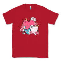 Red nurse hearts Classic Tee - MaliasSmallBusiness