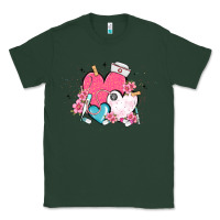 Sports Green nurse hearts Classic Tee - MaliasSmallBusiness