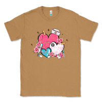 Toasted Coconut nurse hearts Classic Tee - MaliasSmallBusiness