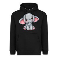 Black elephant Heavyweight Hoodie - texasbilliewilder