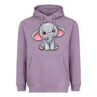 Lavender elephant Heavyweight Hoodie - texasbilliewilder