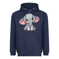 Navy elephant Heavyweight Hoodie - texasbilliewilder