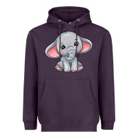 Plum elephant Heavyweight Hoodie - texasbilliewilder