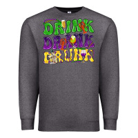 Charcoal Heather Drink drank drunk Premium Sweatshirt - NancyCooperArtShop