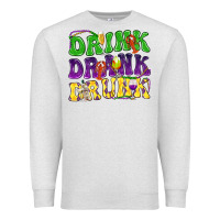 Oatmeal Heather Drink drank drunk Premium Sweatshirt - NancyCooperArtShop