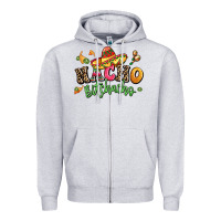 Heather Grey nacho bitchacho Zipper Hoodie - LillyAllenDesigns