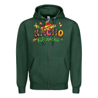 Sports Green nacho bitchacho Zipper Hoodie - LillyAllenDesigns