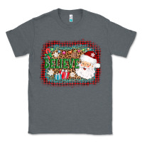 Charcoal Heather believe santa Classic Tee - AdoDesignShop