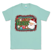 Seafoam believe santa Classic Tee - AdoDesignShop