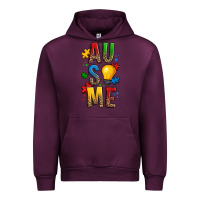 Mauve Wine ausome autism Urban Hoodie - OliviaCreatesArt
