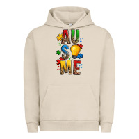 Pigment French Oak ausome autism Urban Hoodie - OliviaCreatesArt