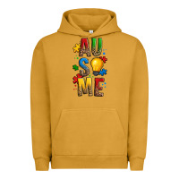 Pigment Peanut Butter ausome autism Urban Hoodie - OliviaCreatesArt
