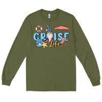 Army Green cruise life sailor gnome Long Sleeve Tee - MaliasSmallBusiness