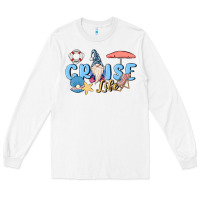 White cruise life sailor gnome Long Sleeve Tee - MaliasSmallBusiness