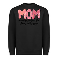 Black mom in every season, she shines with grace Heavyweight Sweatshirt - MaliasSmallBusiness