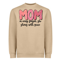 Mushroom mom in every season, she shines with grace Heavyweight Sweatshirt - MaliasSmallBusiness