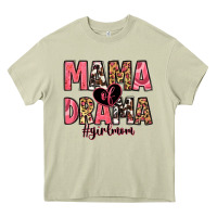 Mossy mama of drama girl mom Heavy Core Tee - Zillion Design Studio