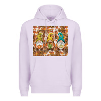 Lilac Fall gnomes Premium Hoodie - NancyCooperArtShop