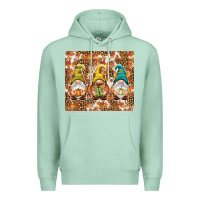 Seafoam Fall gnomes Premium Hoodie - NancyCooperArtShop