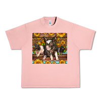 Salmon Western Cute Hampshire Pigs Urban Heavy Tee - LillyAllenDesigns
