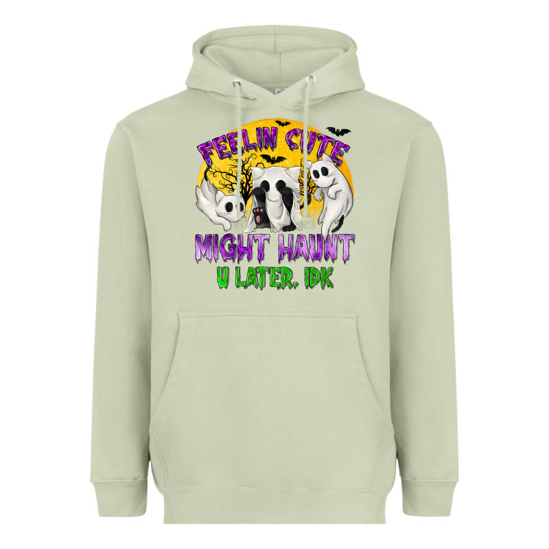 Feeling Cute Might Haunt U Later Tbw Heavyweight Hoodie by texasbilliewilder | Teevron
