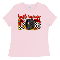 Bubblegum Pink best racing dad Ladies Tee - Zillion Design Studio