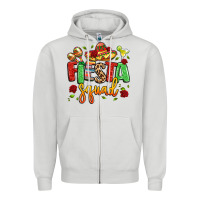 Dove Grey fiesta squad Zipper Hoodie - LillyAllenDesigns