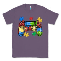 Lavender autism awareness video game controller Classic Tee - MaliasSmallBusiness