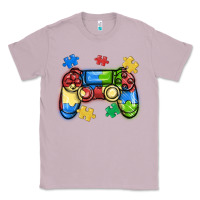 Lilac autism awareness video game controller Classic Tee - MaliasSmallBusiness
