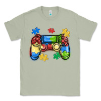 Matcha autism awareness video game controller Classic Tee - MaliasSmallBusiness