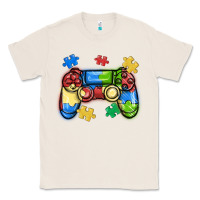 Natural autism awareness video game controller Classic Tee - MaliasSmallBusiness