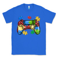 True Royal autism awareness video game controller Classic Tee - MaliasSmallBusiness