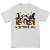 Dove Grey merry christmas buffalo gnomies Premium Tee - FaDigitalArtStudio