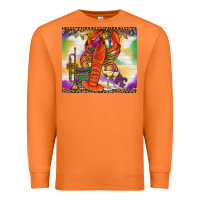 Carrot Mardi Gras crawfish Premium Sweatshirt - NancyCooperArtShop