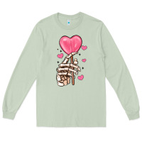 Matcha skeleton hand with sugar valentines day Long Sleeve Tee - MaliasSmallBusiness