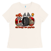 Bone with god all things are possible Ladies Tee - Zillion Design Studio