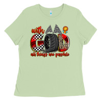 Matcha with god all things are possible Ladies Tee - Zillion Design Studio