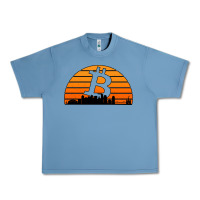 Pebble Blue bitcoin new orleans retro sunset Urban Heavy Tee - Jasminsmagicworld