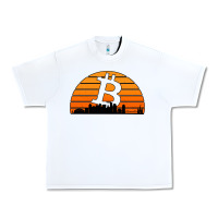 White bitcoin new orleans retro sunset Urban Heavy Tee - Jasminsmagicworld